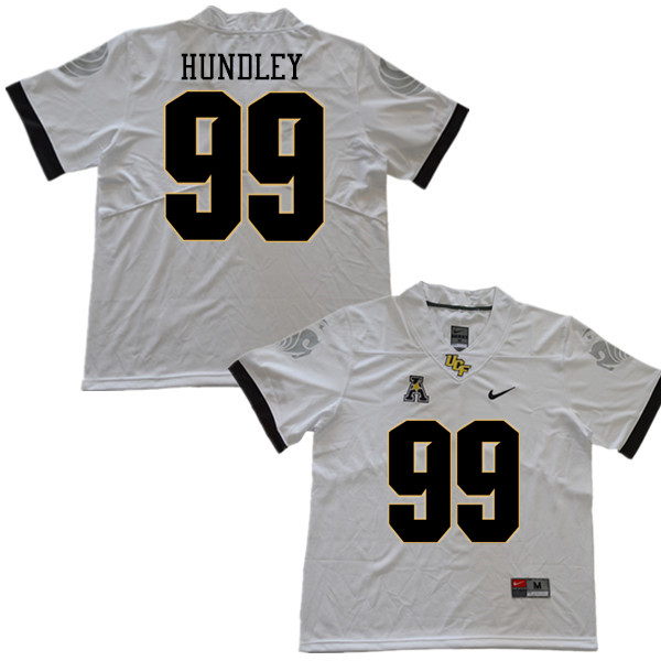 Men #99 Anthony Hundley UCF Knights College Football Jerseys Sale-White
